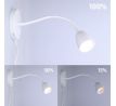 Solight LED nástenná lampička, stmievateľná, 4W, 280lm, 3000K, biela