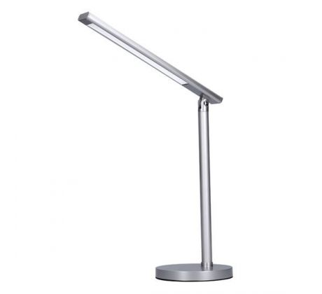 Solight LED stolná lampička, 7W, stmievateľná, zmena chromatickosti, strieborná farba