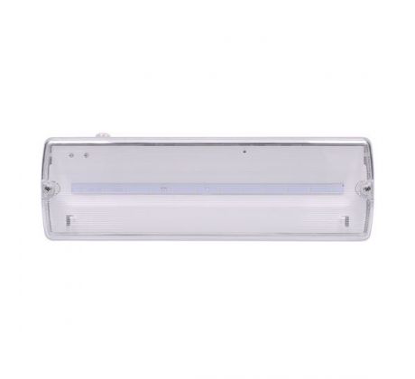 Solight LED núdzové osvetlenie, 6W, 270lm, IP65, LiFePO4 1500mAh batéria, autotest