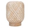 Solight ratanová LED lampáš s LED žiarovkou, teplá biela, 2x AAA, 19cm