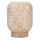 Solight ratanová LED lampáš s LED žiarovkou, teplá biela, 2x AAA, 19cm