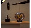 Solight kovový okrúhly lampáš so žiarovkou s micro LED, teplá biela, medená, 3xAA, 19cm