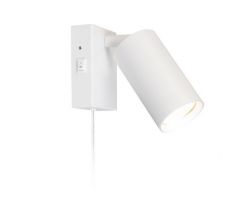 Solight nástenná lampička CELE, 1x GU10, biela
