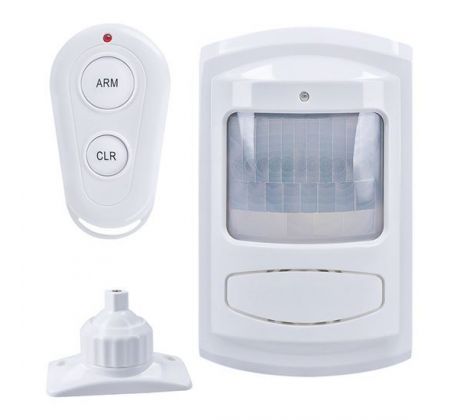 Solight GSM alarm, pohybový senzor, diaľk. ovl., biely