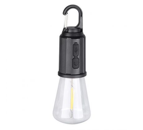 Solight LED nabíjacia žiarovka Camping, 100lm, Li-Ion, display box