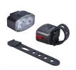 Solight set nabíjacích cyklo svietidiel, 160lm predné, zadné červená, Li-Ion, USB