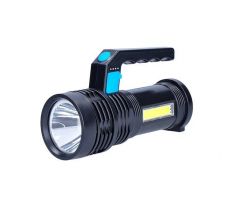Solight LED nabíjacie svietidlo s rukoväťou a bočným svetlom, 150+100lm, Li-Ion