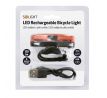 Solight LED nabíjací zadné cyklo svetlo, 3W COB, nabíjací, Li-Ion