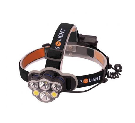 Solight LED čelové nabíjacie svietidlo 550, 550lm, Li-Ion