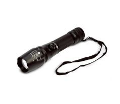 Solight LED nabíjacie profesionálne svietidlo, 600lm, T6 XML Cree LED, zoom, Li-Ion