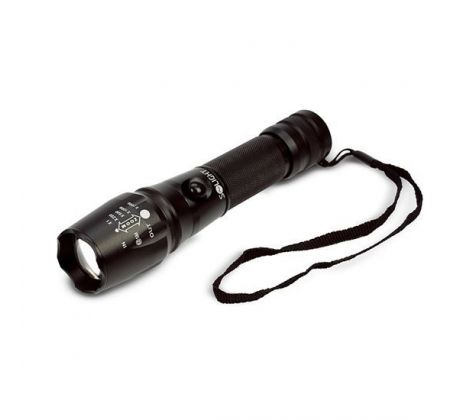 Solight LED nabíjacie profesionálne svietidlo, 600lm, T6 XML Cree LED, zoom, Li-Ion