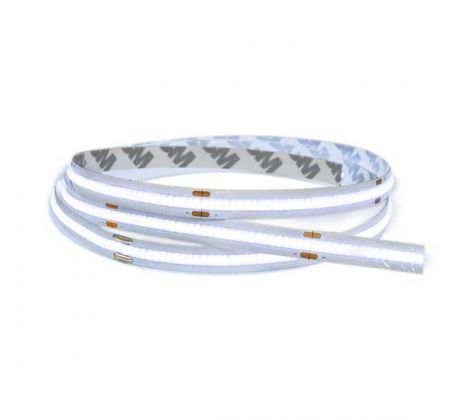 Solight LED COB svetelný pás 5m, 10W/m, 1000lm/m, CRI> 90, IP44, studená biela