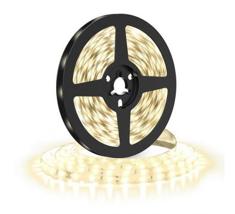 Solight LED svetelný pás 5m, 198LED/m, 16W/m, 1500lm/m, IP20, neutrální biela