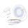 Solight LED COB pásik, sada s adaptérom, vypínač, 5m, 8W/m, 800lm/m, studená biela