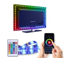 Solight LED WIFI smart RGB pásik pre TV, 4x50cm, USB