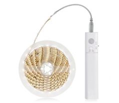 Solight LED svetelný pás so svetelným a pohybovým senzorom, 1m, 4x AAA