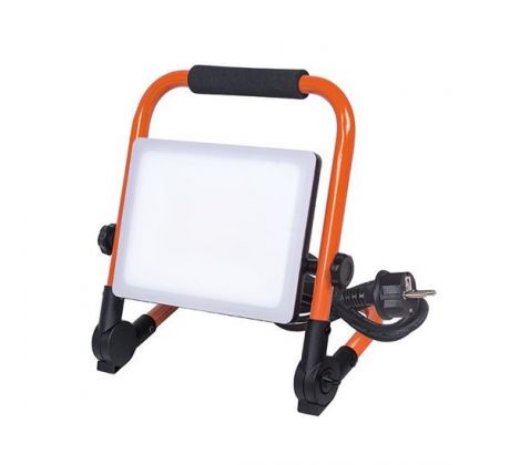 Solight LED reflektor so sklopným stojanom, 50W, 4500lm, 4000K, kábel so zástrčkou, IP65