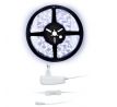 Solight LED svetelný pás s testrom, 5m, sada s 12V adaptérom, 4,8W/m, IP20, studená biela
