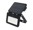 Solight LED solárny reflektor so senzorom, 6W, 660lm, 3CCT, Li-Ion, čierna
