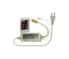 RF ovládač k 230V RGB farebnému LED pásu a LED Neónu, 3A