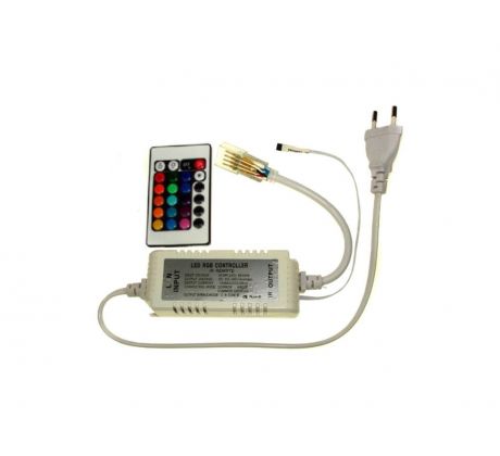 RF ovládač k 230V RGB farebnému LED pásu a LED Neónu, 3A