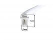 Farebný RGB LED Neón 230V 1m 10W/m 60LED/m IP67