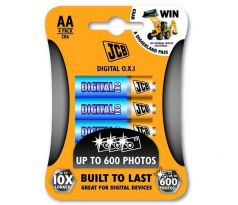 JCB OXI DIGITAL alkalická batéria LR06, blister 4 ks