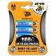JCB OXI DIGITAL alkalická batéria LR06, blister 4 ks