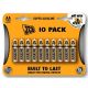JCB SUPER alkalická batéria LR06, blister 10 ks