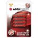 AgfaPhoto zinková batéria R03/AAA, blister 4ks