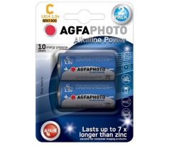 AgfaPhoto Power alkalická batéria LR14/C, blister 2ks