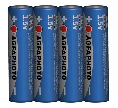 AgfaPhoto Power alkalická batéria LR06/AA, shrink 4ks