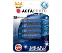 AgfaPhoto Power alkalická batéria LR03/AAA, blister 4ks