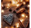 Solight vianočná reťaz medená, 30x mini LED, 3m, 3 x AA, teplé svetlo
