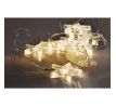 Solight LED vianočná reťaz, hviezdy, 1,5m, 10x LED, 2x AA, žluté svetlo