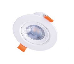 Solight LED podhľadové svietidlo bodové, 5W, 400lm, 4000K, okrúhle, biele