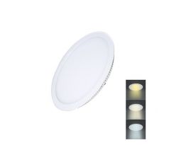 Solight LED mini panel CCT, podhľadový, 6W, 450lm, 3000K, 4000K, 6000K, okrúhly
