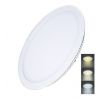 Solight LED mini panel CCT, podhľadový, 24W, 1800lm, 3000K, 4000K, 6000K, okrúhly