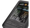 Solight meteostanica, farebný LCD, vnútorná/vonkajšia teplota a vlhkosť, tlak, RCC, čierna