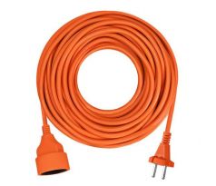 Solight 1z pohyblivý prívod - spojka, 10m, 2 x 1,5mm2, oranžová