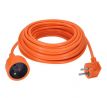 Solight predlžovací prívod - spojka, 1 zásuvka, 10m, 3 x 1mm2, oranžová