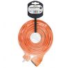 Solight predlžovací prívod - spojka, 1 zásuvka, 10m, 3 x 1mm2, oranžová