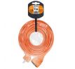 Solight predlžovací prívod - spojka, 1 zásuvka, 7m, 3 x 1mm2, oranžová