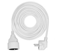 Solight 1z predlžovací prívod - spojka, 15m, 3 x 1,5mm2, biela