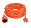 Solight predlžovací prívod - spojka, 1 zásuvka, 25m, 3 x 1,5mm2, oranžová