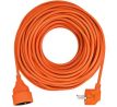 Solight predlžovací prívod - spojka, 1 zásuvka, 30 m, 3 x 1,5mm2, oranžová