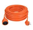Solight predlžovací prívod - spojka, 1 zásuvka, 30 m, 3 x 1,5mm2, oranžová