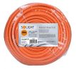 Solight predlžovací prívod - spojka, 1 zásuvka, 30 m, 3 x 1,5mm2, oranžová
