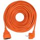 Solight predlžovací prívod - spojka, 1 zásuvka, 20m, 3 x 1,5mm2, oranžová