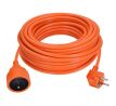 Solight predlžovací prívod - spojka, 1 zásuvka, 20m, 3 x 1,5mm2, oranžová